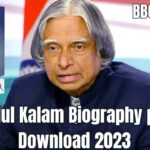 APJ Abdul Kalam Biography pdf