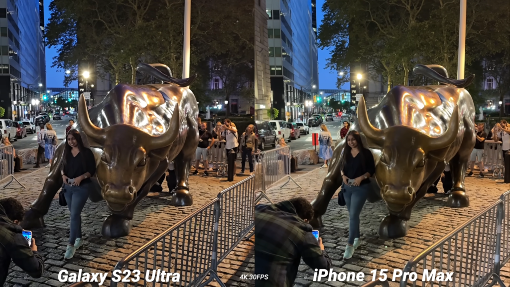 iPhone 15 Pro Max vs Galaxy S23 Ultra Camera Video